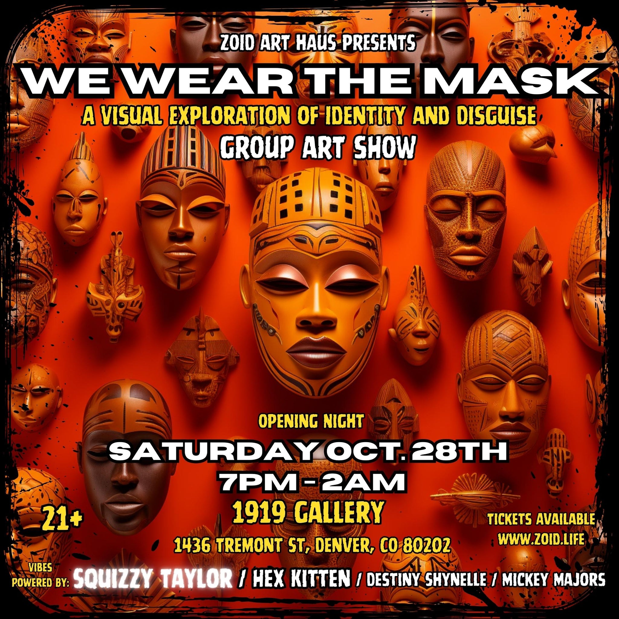 We Wear The Mask Art Exhibition