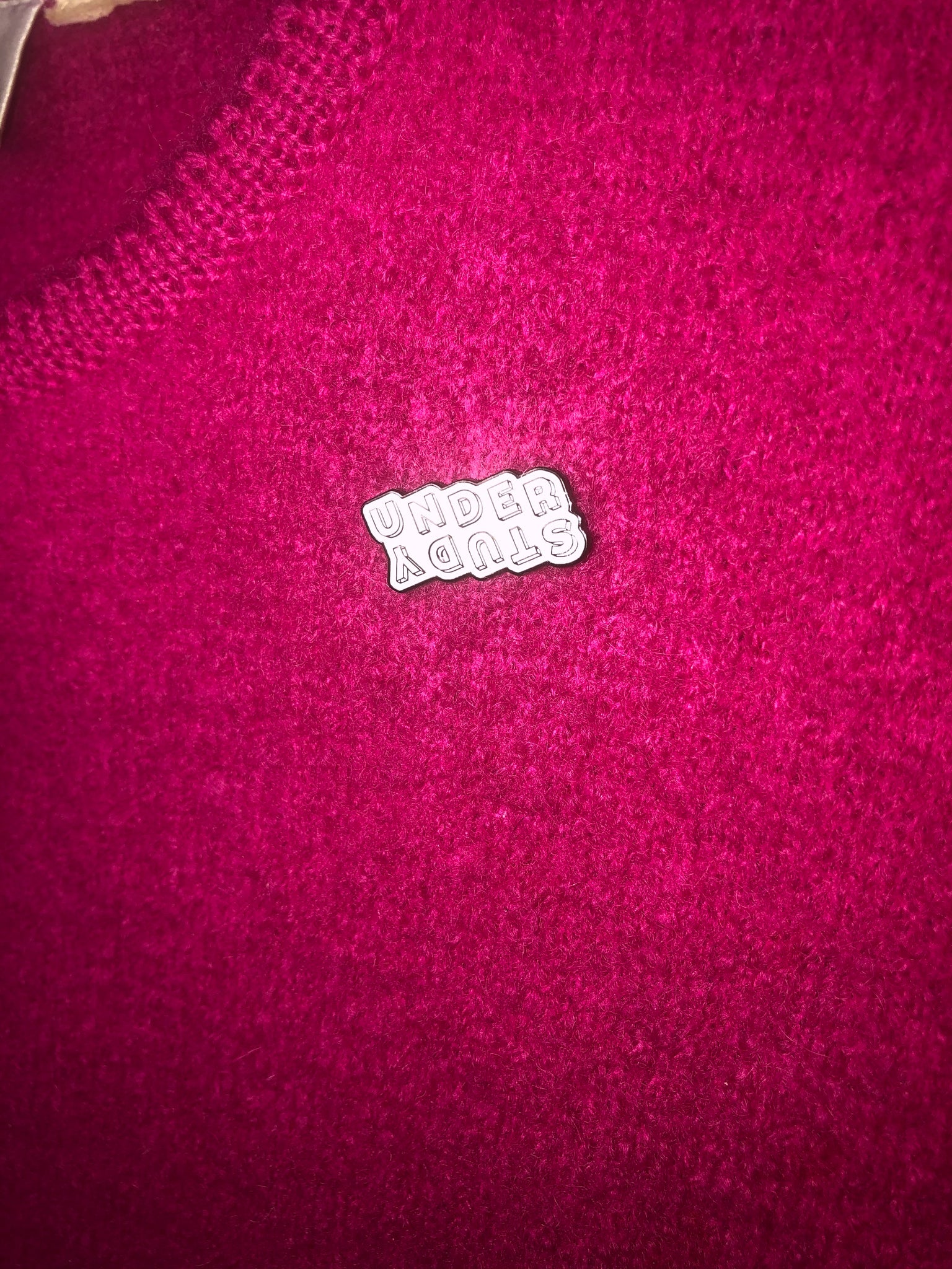 Vintage Caroll Reed Pink Sweater