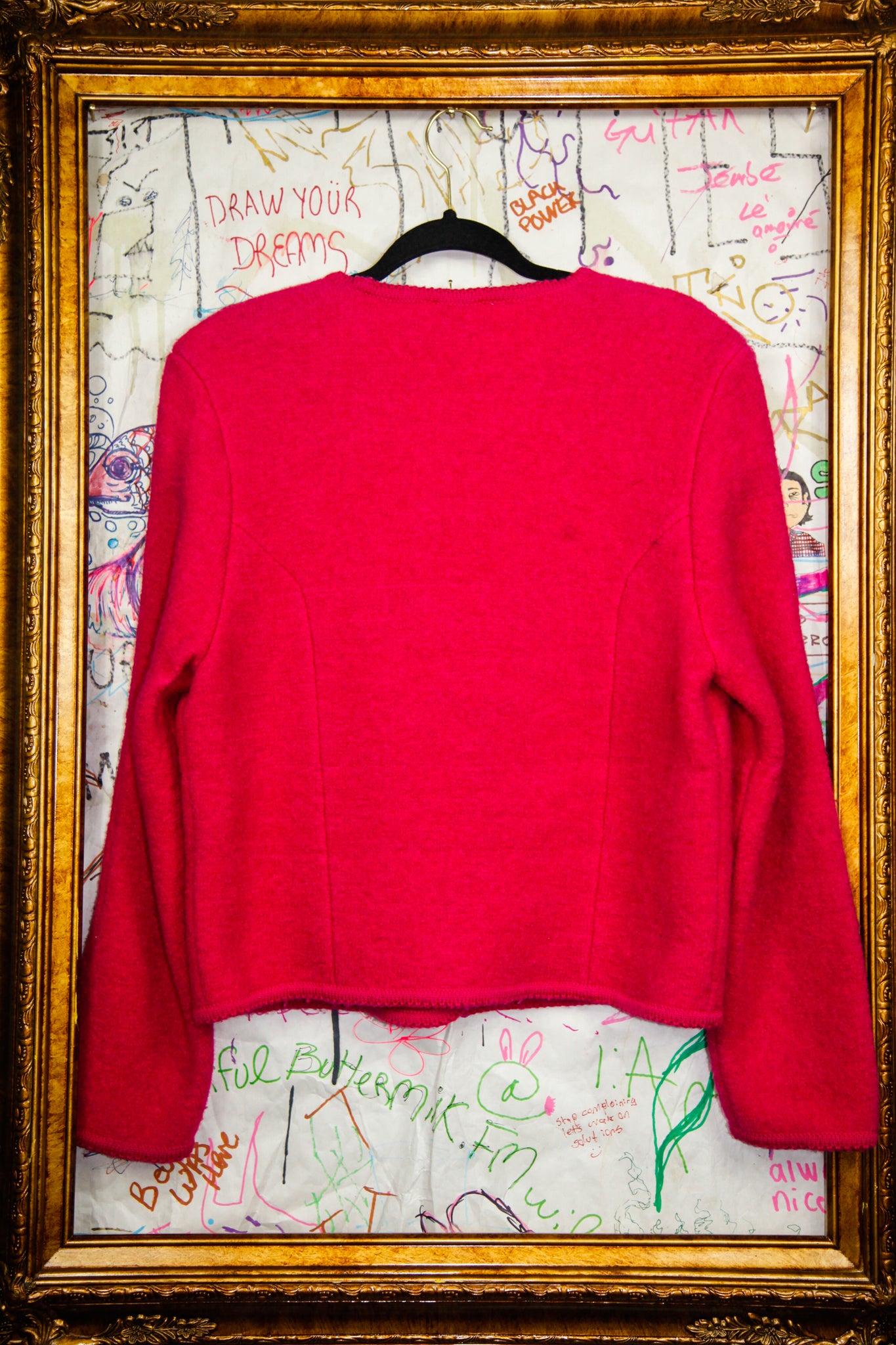 Vintage Caroll Reed Pink Sweater